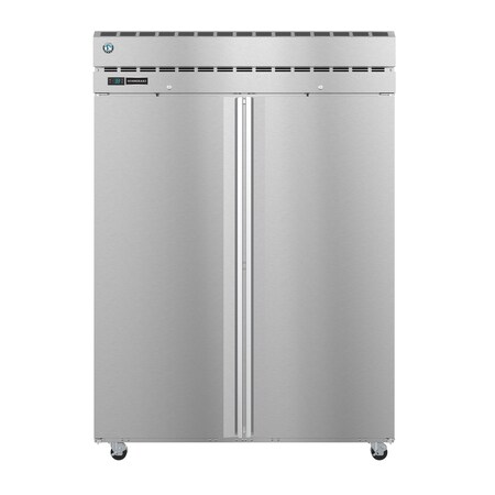 Hoshizaki Refrigerator, Two Section Pass Thru Upright, Full Stainless Doors with Lock PT2A-FS-FS